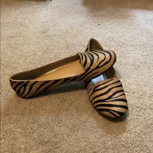 Nine west flats REAL FUR